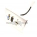 Placa Tapa Vga + HDMI 1.4 (4k) pigtail + HDMI 1.4 (4k) Keystone Aluminio